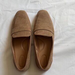 Old Navy Faux Suede Penny Loafers in Taupe W9